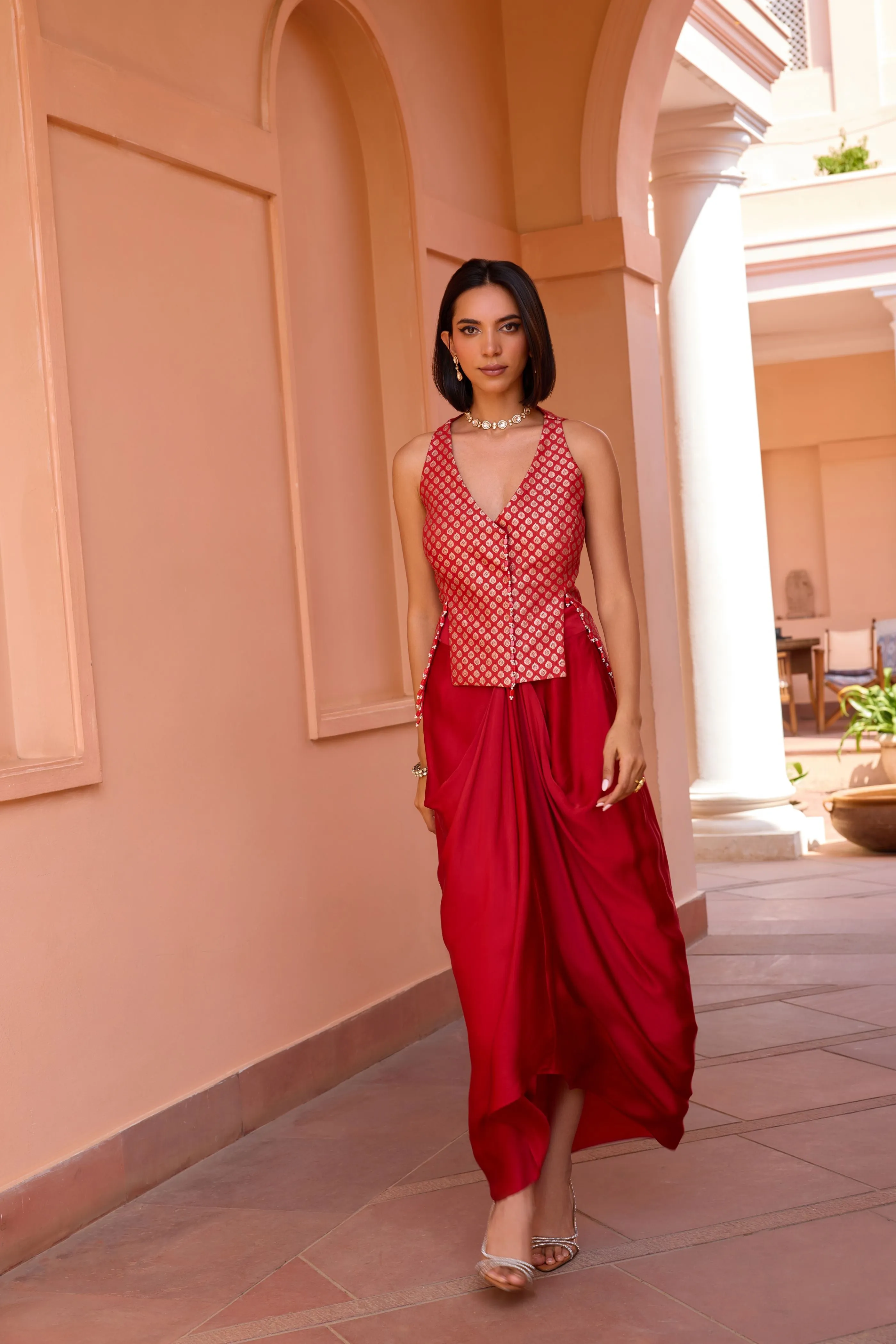 Aiza skirt set