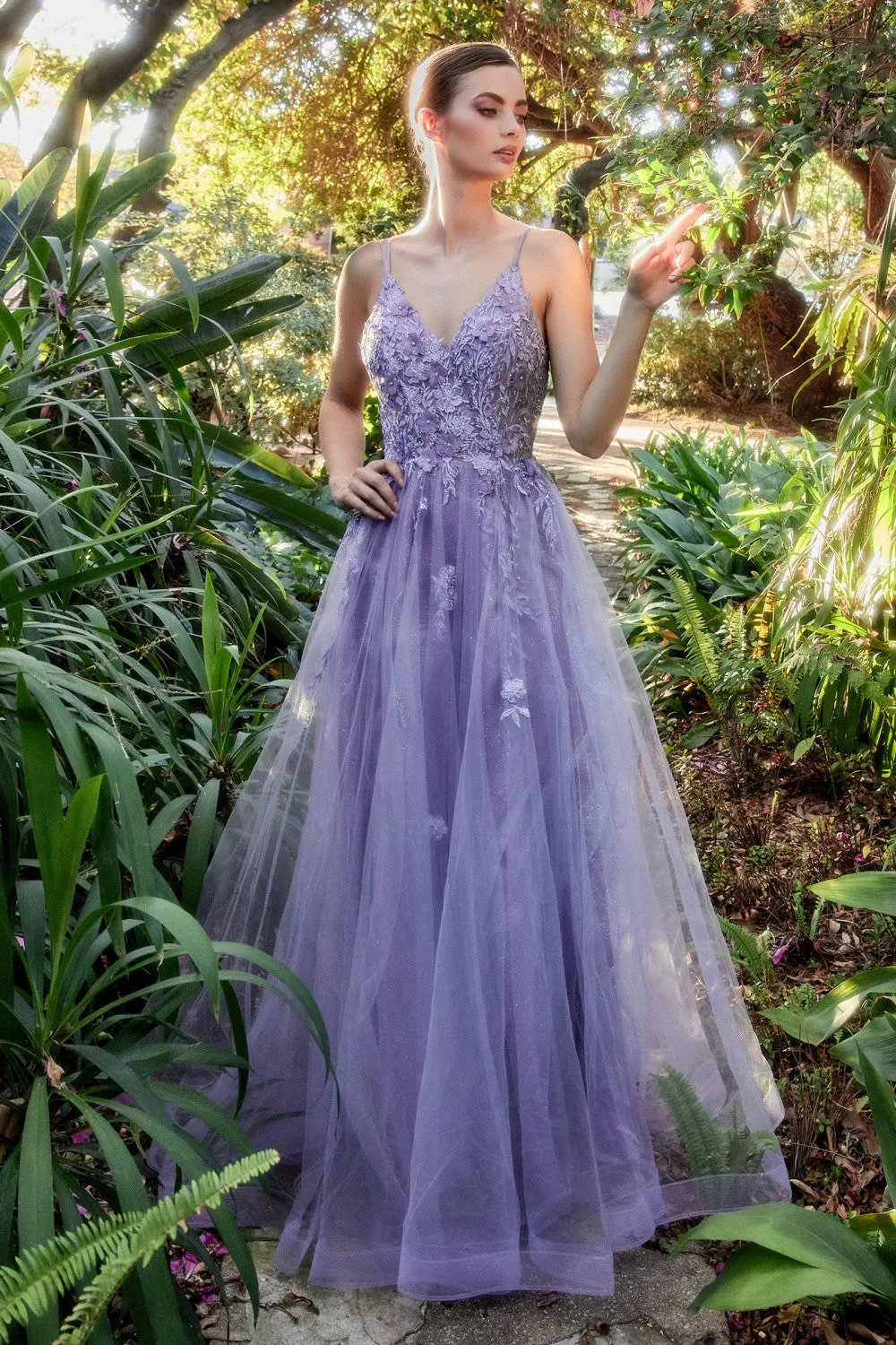 Alicia Floral Embroidery Gown by Andrea & Leo Couture A1191 Penelope Gown - Special Occasion