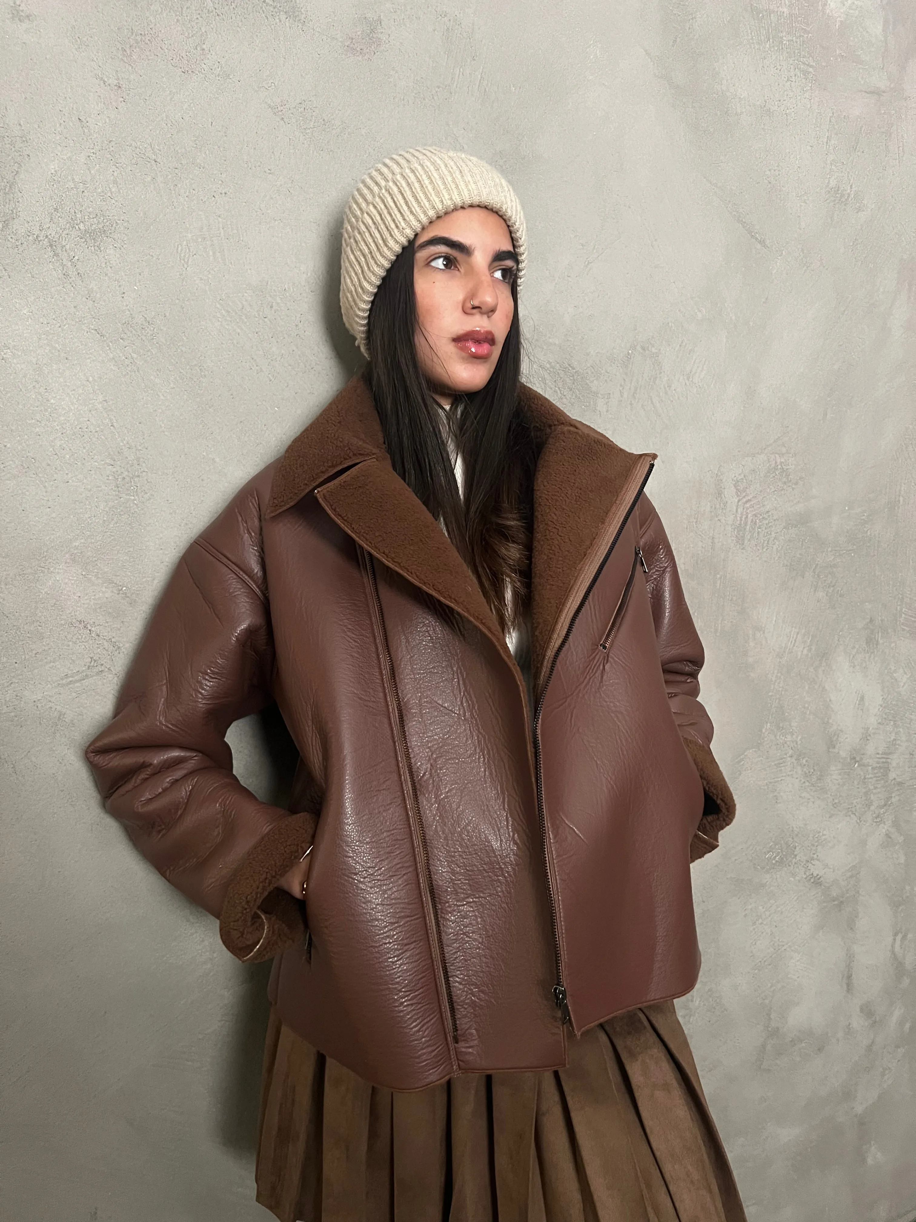 Brown Leather Jacket