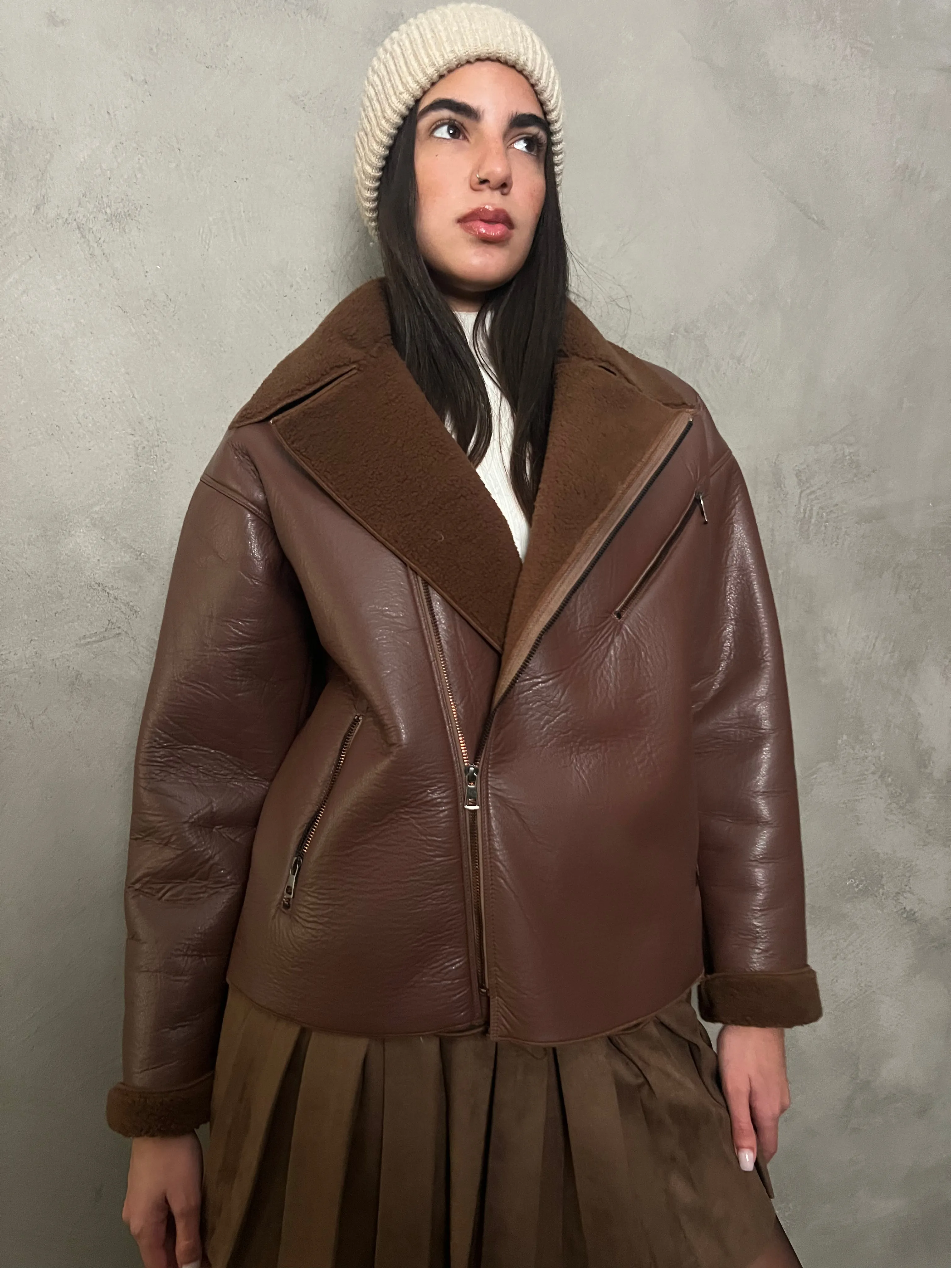 Brown Leather Jacket