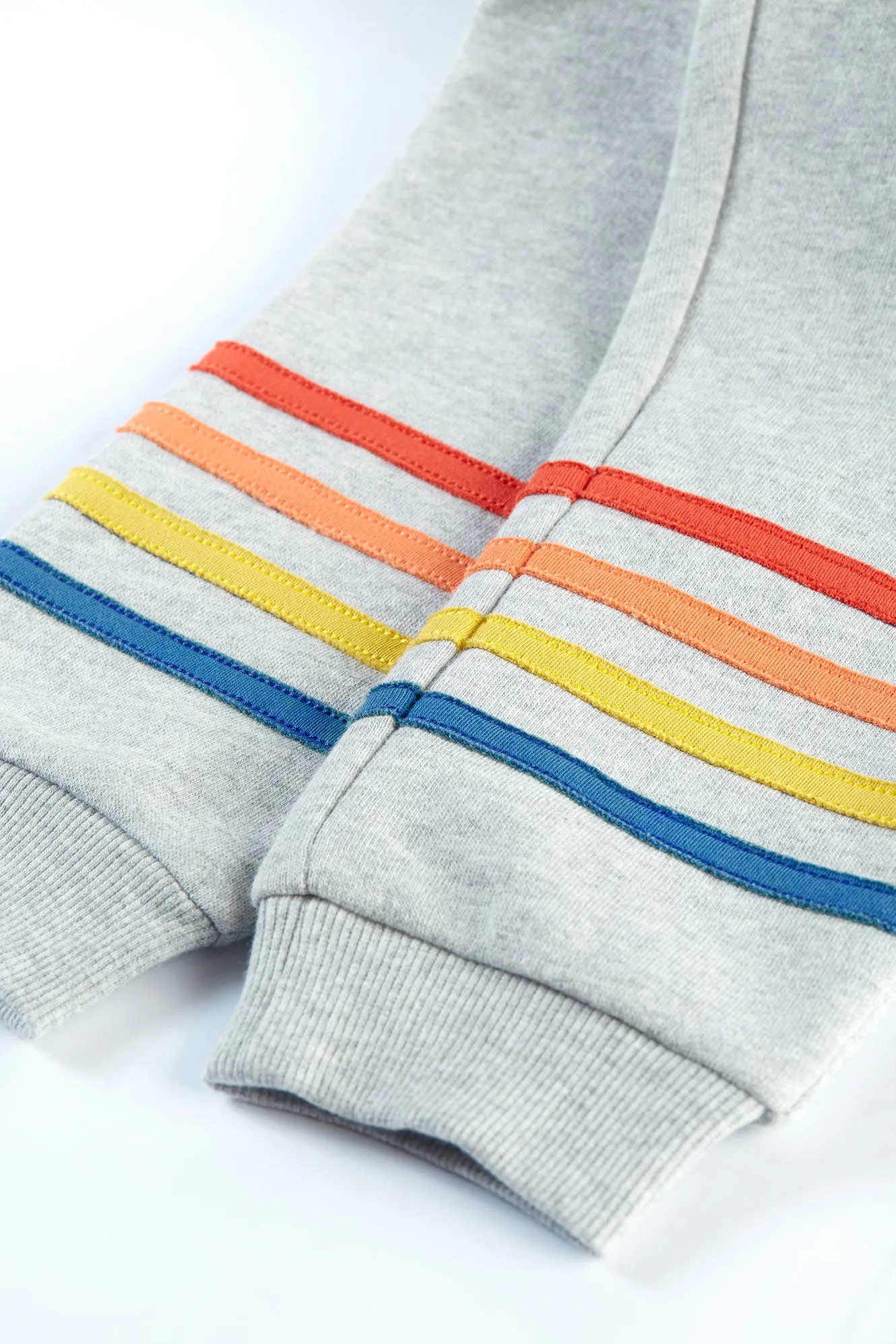 Frugi Switch Jago Joggers - Grey Marl / Rainbow