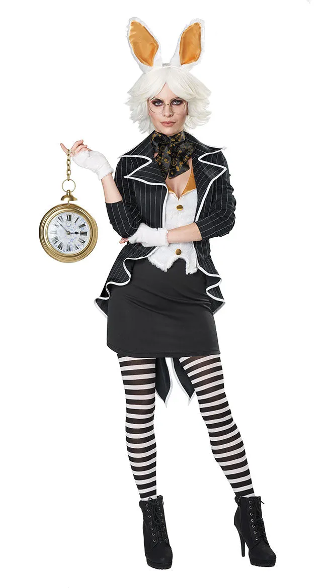 Punctual White Rabbit Costume