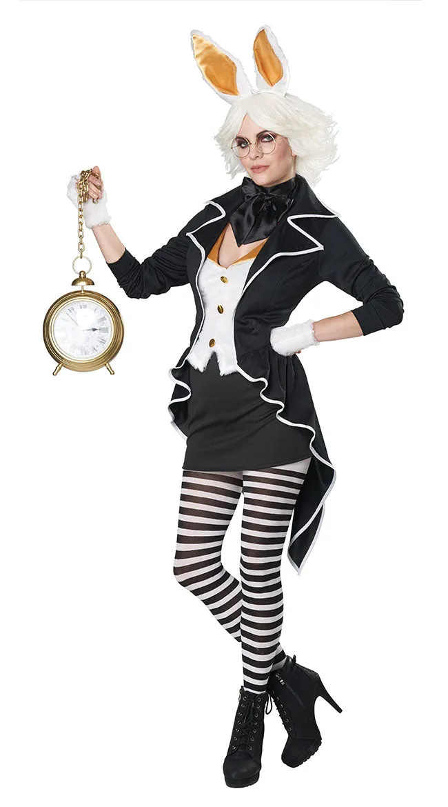 Punctual White Rabbit Costume