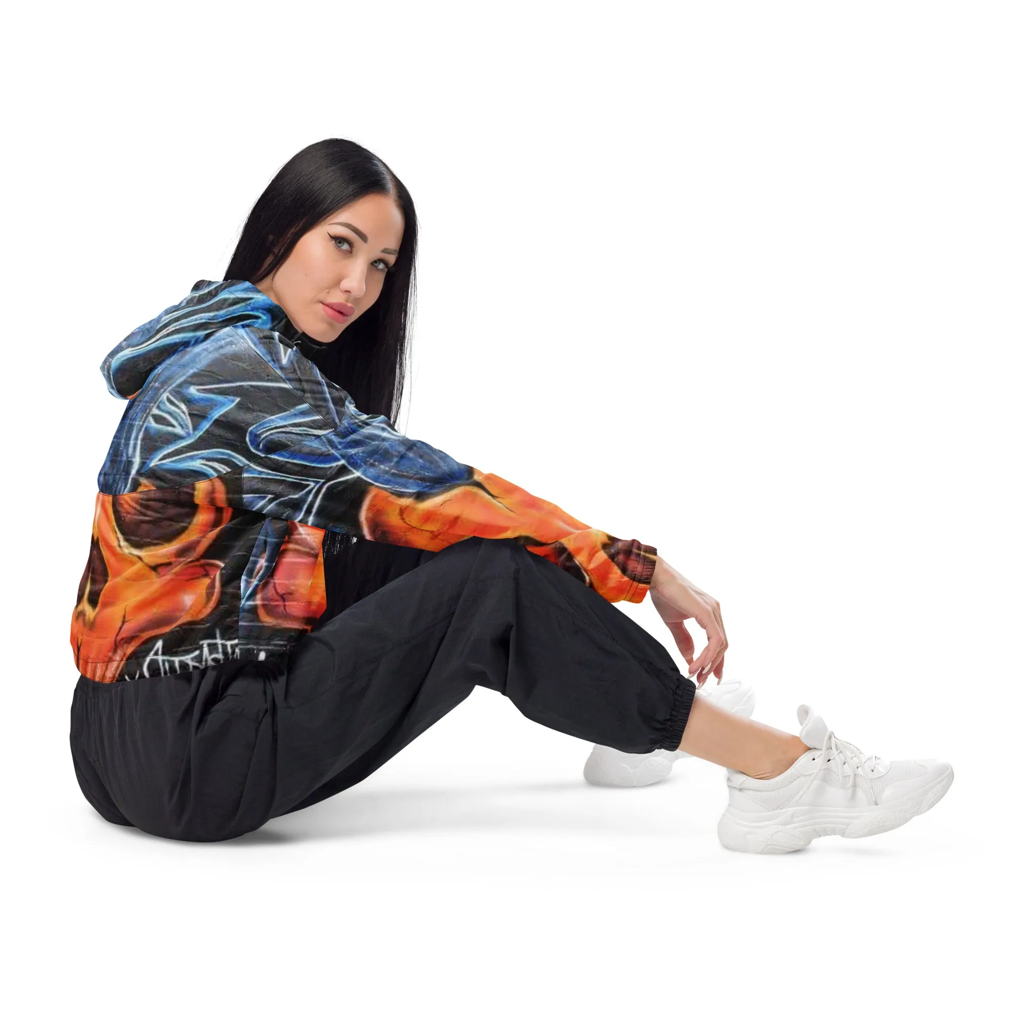Windbreaker for Women Cropped